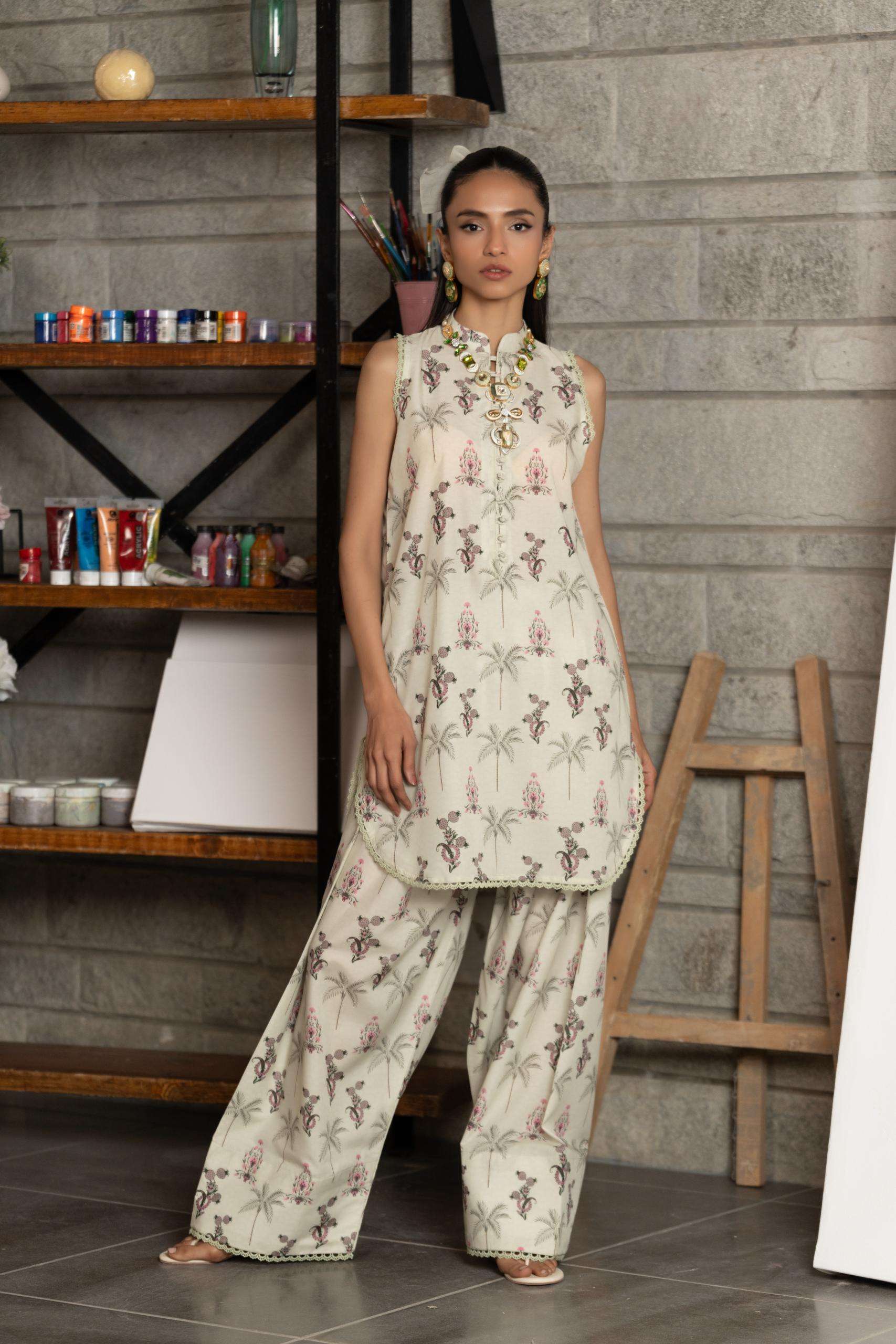 Ivory Co ord Set in Karachi | Misaal by AS
